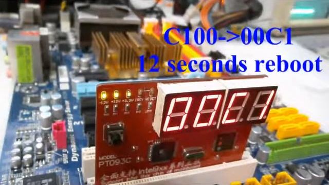GA-EP43-DS3L 2seconds & 12seconds Reboot Experiment -Mainboard Repair