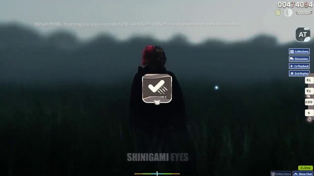 osu! zxcursed, KUTE - SHINIGAMI EYES (my map) смотреть онлайн