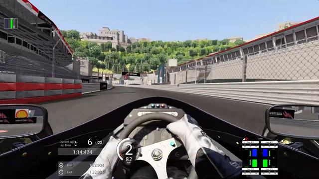 Assetto Corsa F1 Lotus 97T V6 Turbo at Monaco 1985 смотреть онлайн