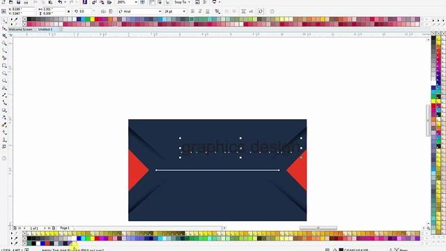 Business Card Design In Coreldraw X7 Tutorial -- Learn CorelDRAW X7