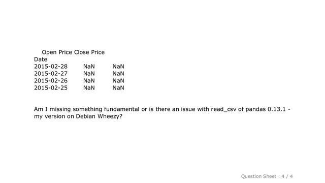 Pandas : How to correctly read csv in Pandas while changing the names of the columns смотреть онлайн