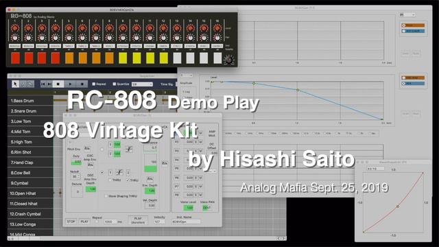 RC-808 Demo Play / 808 Vintage Kit by Hisashi Saito смотреть онлайн
