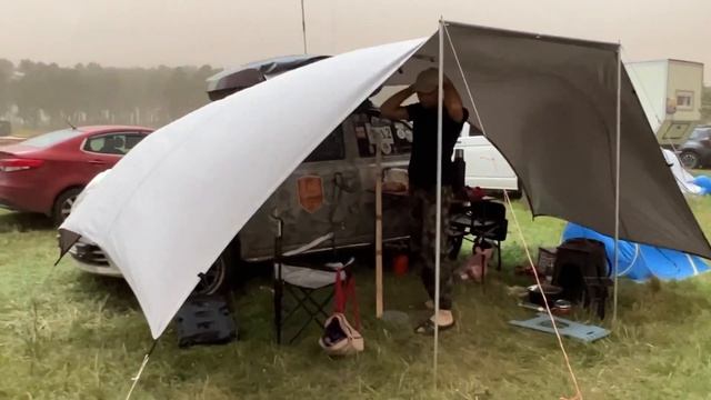 Ураган в Ульяновске - тест на прочность маркизы Protenty смотреть онлайн