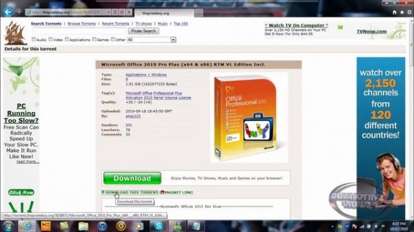 How to Download and Install Microsoft Office 2010 For Free!!! (HD)