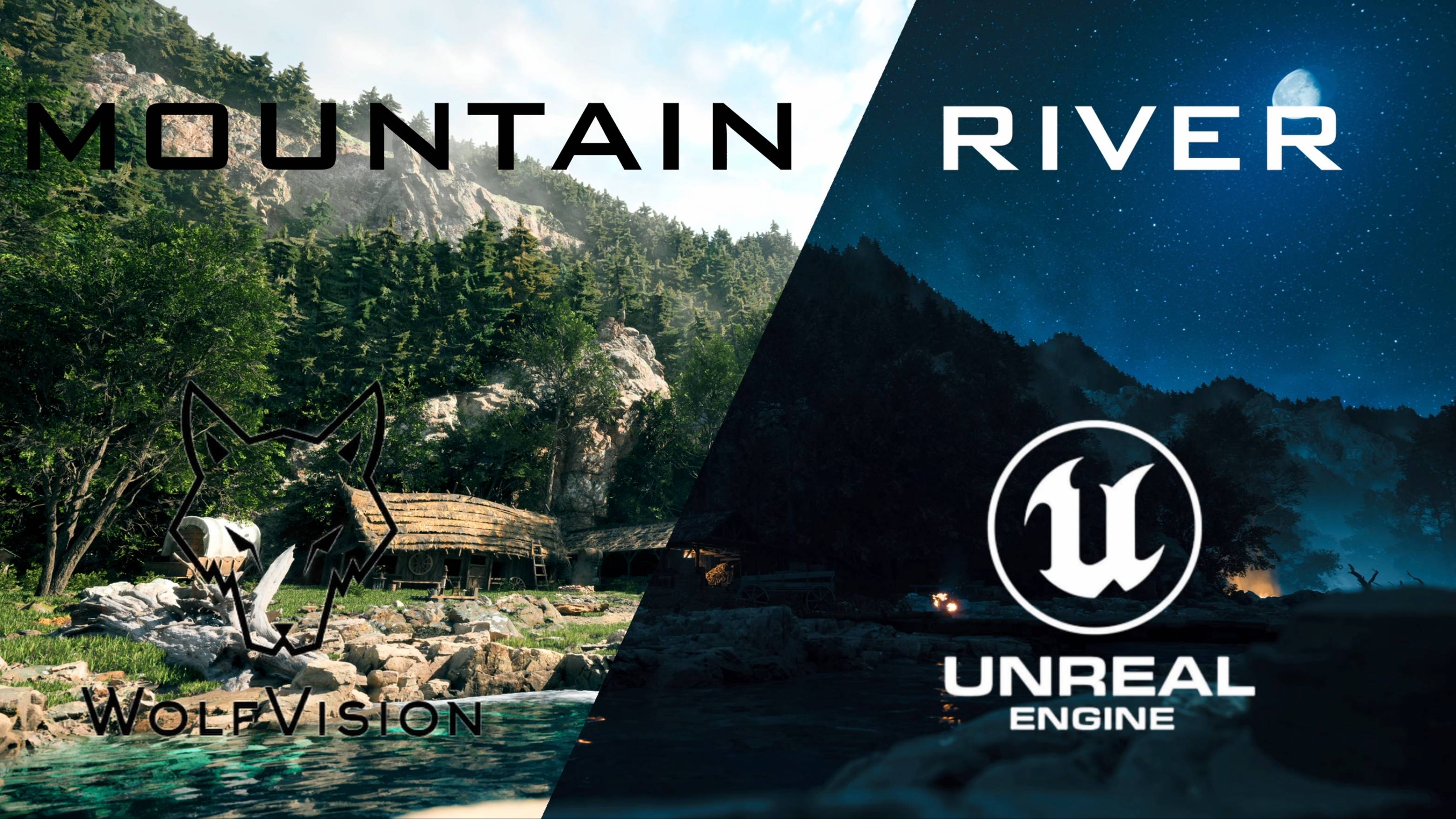 Unreal Engine 5.3.2 Render II MOUNTAIN RIVER II Series 1 #render #unrealengine5 #megascans