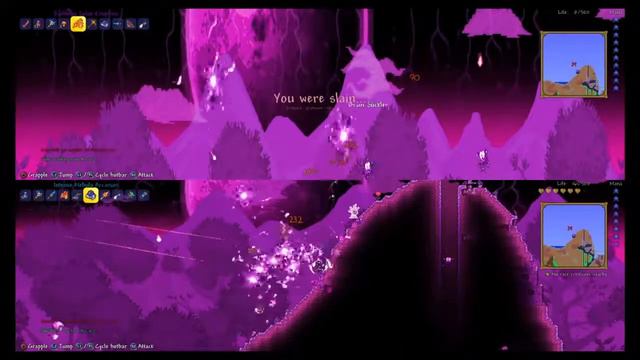 Terraria: bug splitscreen смотреть онлайн