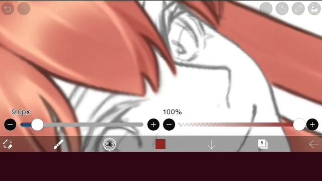 [IbisPaintX] How To Draw And Color Anime Hair Tutorial