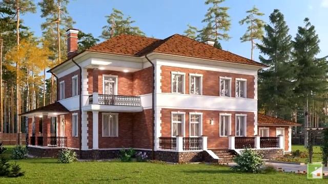 Красивые проекты двухэтажных домов из кирпича – недорого и качественно смотреть онлайн