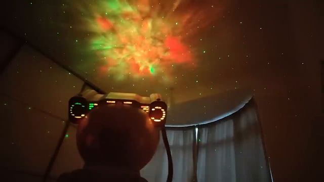 Astronaut Star And Nebula Projector