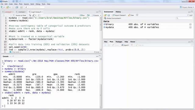 Logistic Regression with R: Categorical Response Variable at Two Levels (2015) смотреть онлайн