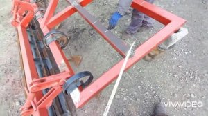 Самодельный культиватор 3 рядный на S  образной стойке!!!