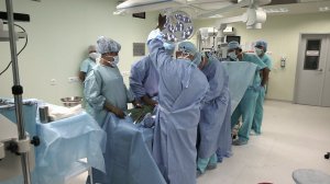 Остеогенная саркома коленного сустава.