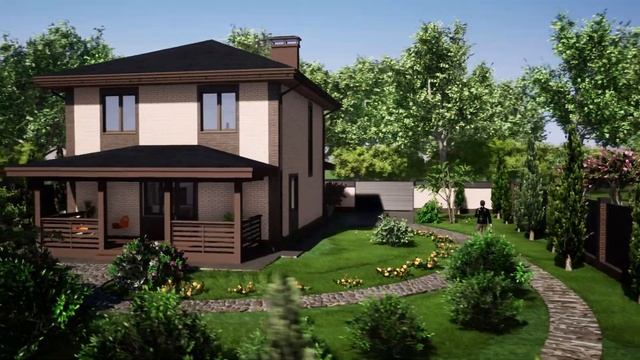 Дом в Подмосковье. Проект РАОС большой(планировка 03) смотреть онлайн