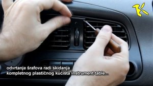 Skoda Felicia dashboard removal - skidanje instrument table Škoda Felicia