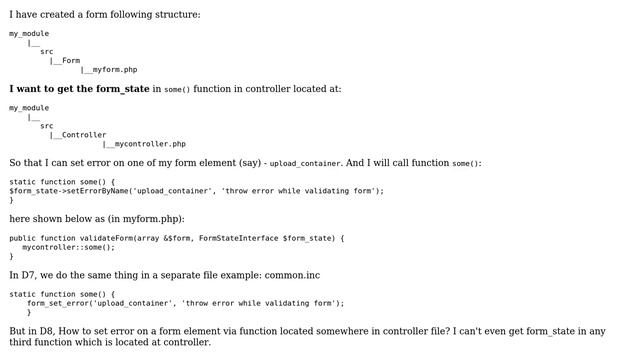 Drupal: Couldn't get setErrorByName to apply error class смотреть онлайн