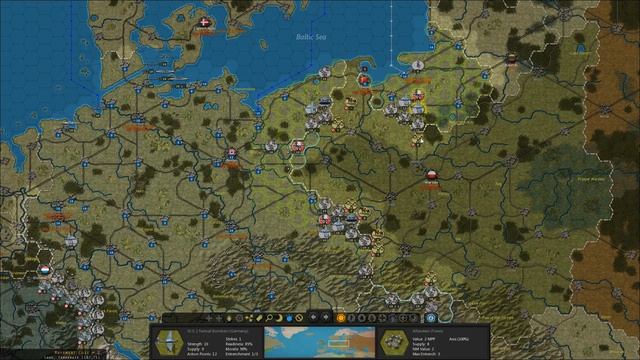 Strategic Command WWII: WiE Axis Expert Playthrough - Episode 1 Fall Weiss