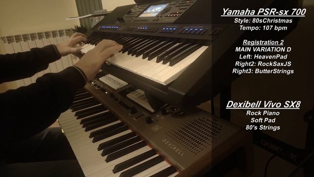 Last Christmas, Wham - Ferdinando Montecuollo on Yamaha PSR-sx 700 & Dexibell Vivo SX8 смотреть онлайн