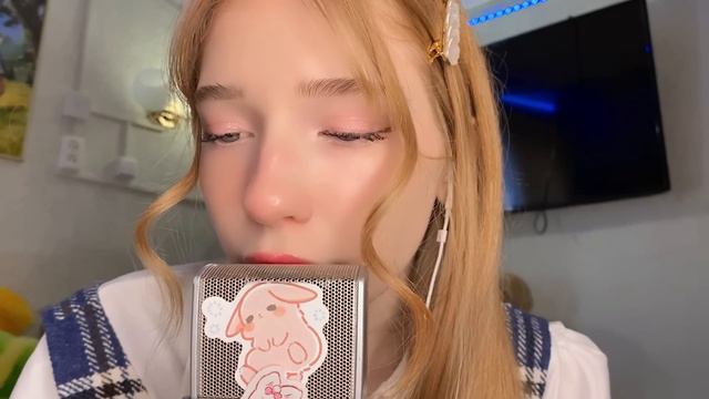 АСМР ✨*ШЕПОТ НА УШКО* и секретик,липкий звук 🌸✨🎀 ASMR Whisper Girl