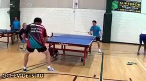Вот как надо играть в настольный тенис))