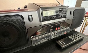 1988 год производства  SONY CFD-DW95 MK5  CD VINTAGE BOOMBOX VERY RARE-ЯПОНИЯ.
