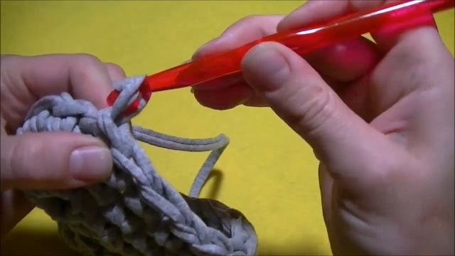 Пляжная сумка из трикотажных ниток/crochet bag смотреть онлайн