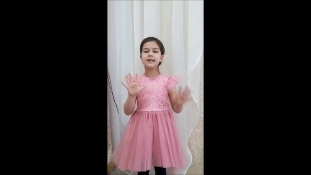 Целюк Ангелина стихотворение "Звонок" А. Барто смотреть онлайн