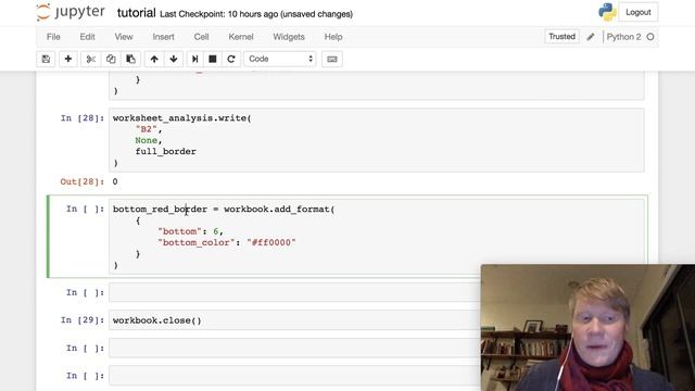 Cell Borders for Your Excel Tables in xlsxwriter for Python смотреть онлайн