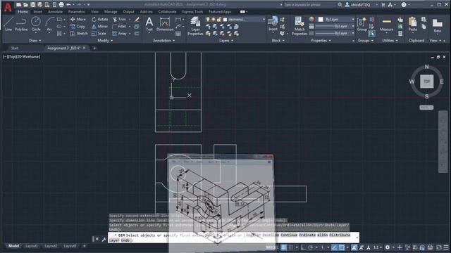 LATIHAN AUTOCAD 007 (DIMENSION) смотреть онлайн