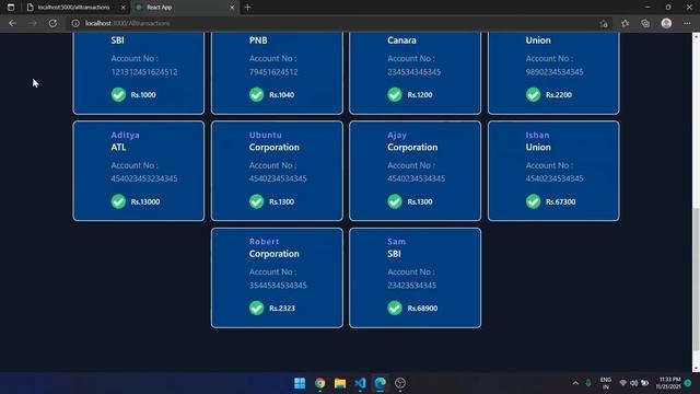 Basic Banking System React project смотреть онлайн