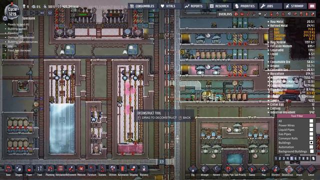 Производство жидкого водорода в oxygen not included (Игра) смотреть онлайн