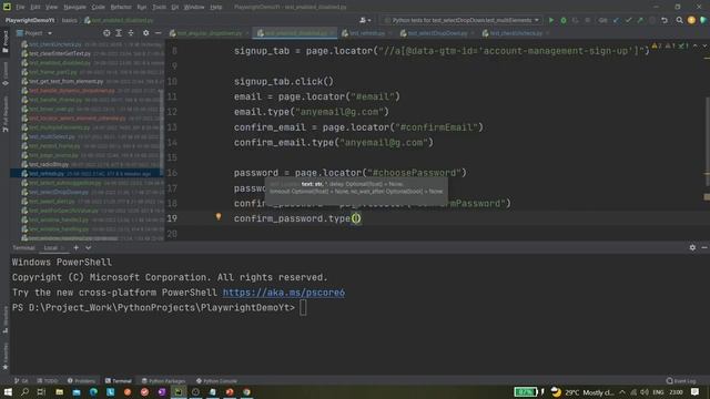 #63 Playwright with Python| Assertions -Part3 | Verify button is enabled or disabled смотреть онлайн