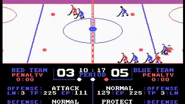 Superstar Ice Hockey / American Ice Hockey (video 8) (DOS) смотреть онлайн