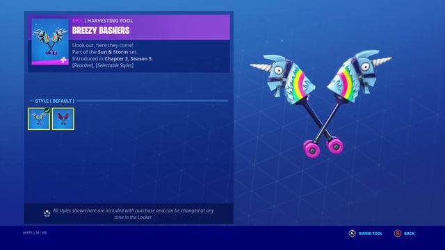 *NEW* BREEZY BASHERS DUAL-PICKAXE IN FORTNITE! (CLOUDBURST BASHERS) смотреть онлайн