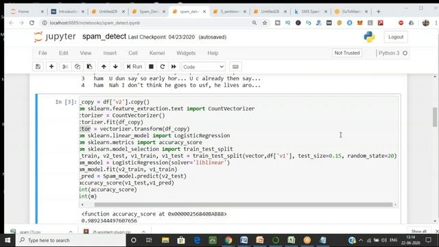 Programming with Python -32: NLTK Library смотреть онлайн