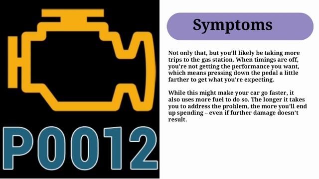 DTC P0012 : Diagnostic Trouble Code P0012 | Symptoms, Causes, and How To Trouble Shoot смотреть онлайн