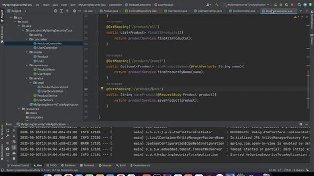 Spring-boot Security 3 (Authentication and Authorization) 2023 Full-Course смотреть онлайн