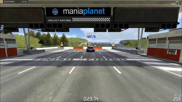 Trackmania 2 Valley Gameplay (Rally) смотреть онлайн