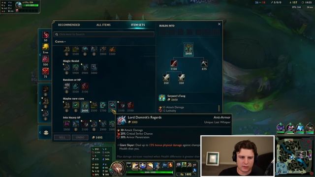I Created the BEST Garen Build in Season 13 (1v9 Tank Shredder) смотреть онлайн