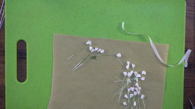 Gumpaste / sugar Gypsophila tutorial смотреть онлайн