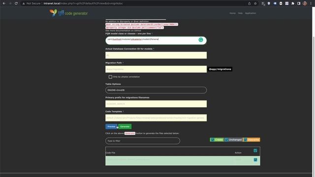 Yii Model and PhpDoc migrations generator. Bug with the migration preview. смотреть онлайн