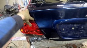Mitsubishi Lancer 9 Замена Заднего крыла
