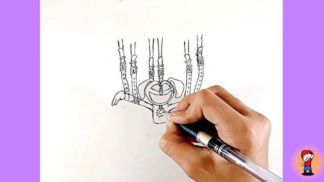 How To Draw Monster DogDay from Poppy Playtime | Smiling Critters | - Easy Drawing Tutorial смотреть онлайн