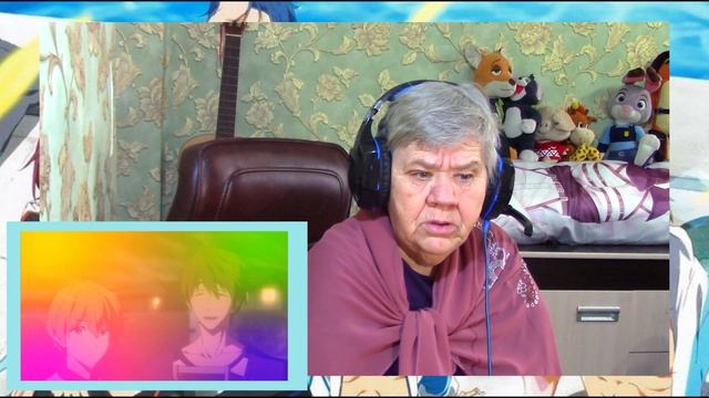 РЕАКЦИЯ БАБУШКИ НА АНИМЕ FREE! БАБУШКА СМОТРИТ АНИМЕ смотреть онлайн