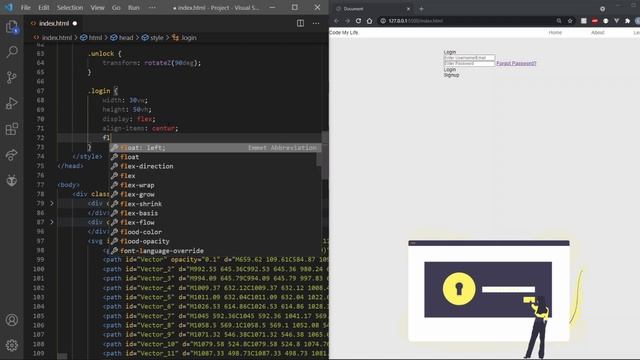 How To Make A Login Page With Simple HTML and CSS смотреть онлайн