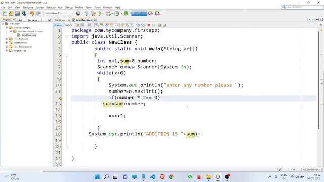 Java #09 | Java for beginners | addition of any 5 numbers | In Hindi смотреть онлайн