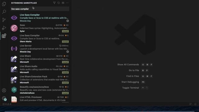 초보자를 위한 Sass 기초 강의 #3 Sass 설치하기 1편 - Live Sass Compiler смотреть онлайн