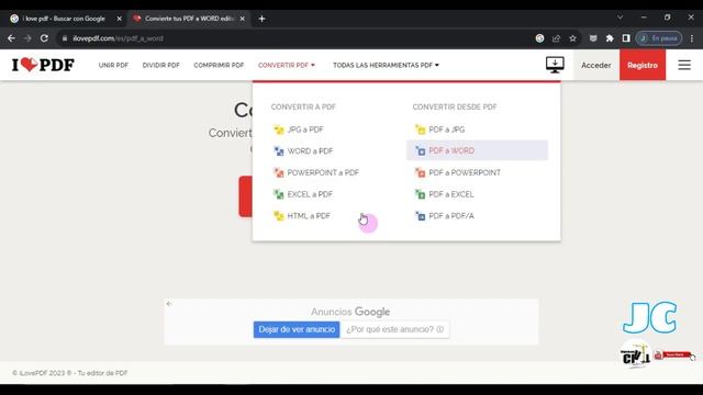 COMO CONVERTIR DE PDF A WORD, Fácil y Rápido SIN PROGRAMAS смотреть онлайн