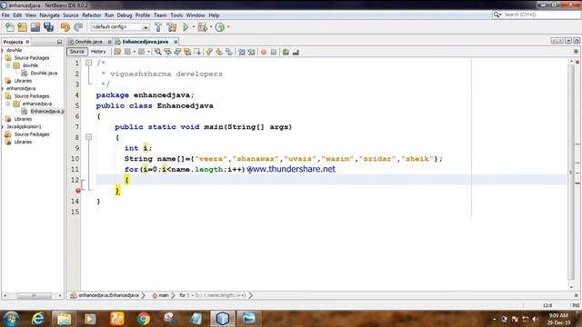 java enhanced-for loop easy program in tamil смотреть онлайн