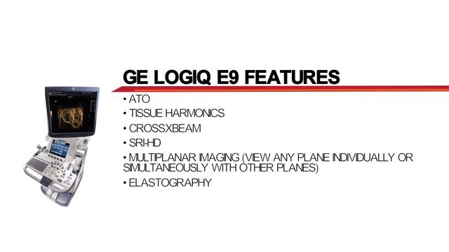 GE Logiq E9 Portable смотреть онлайн