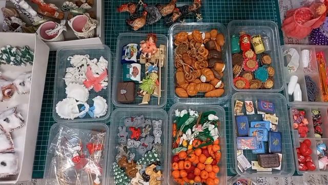 Accessories, Miniatures For Dolls, Toys And Decor / Миниатюры, аксессуары для ватных игрушек.